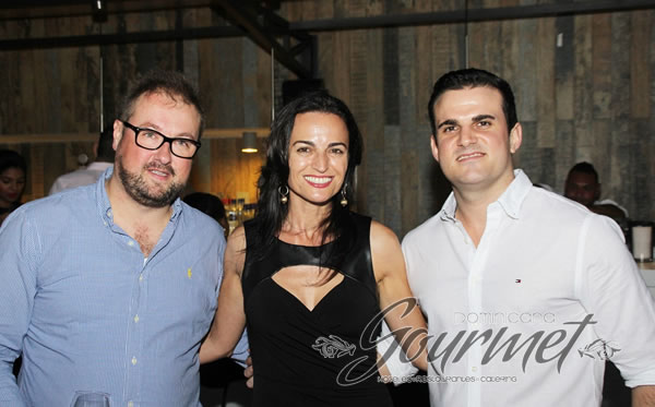 Javier Garrido, Silvia Ortega y Jarier Mungi