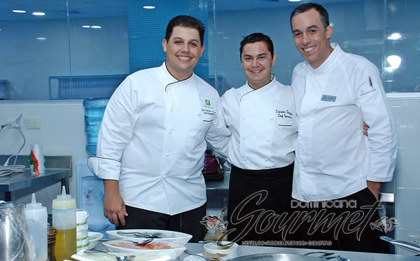 Chef Luis Eduardo Ramos, Chef Cristian Shinya y Chef Juan Martínez