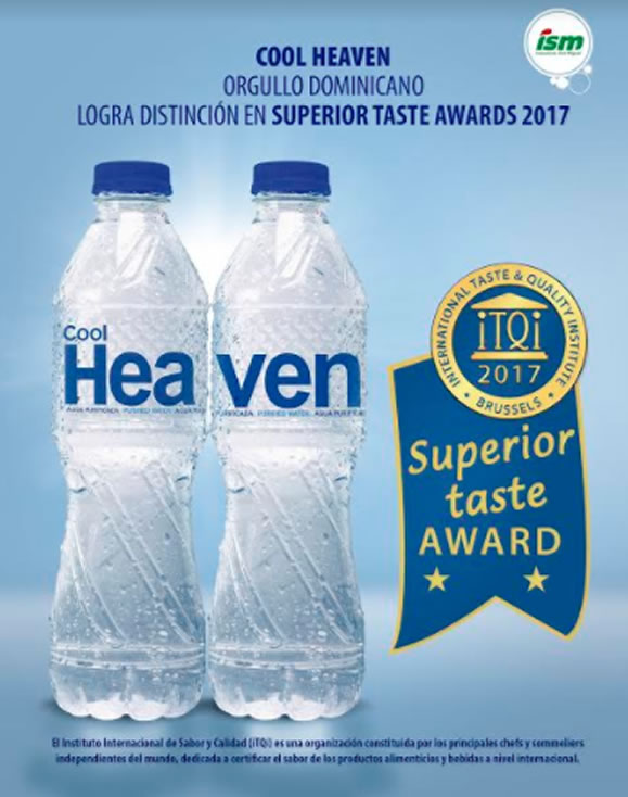 Agua Cool Heaven recibe distinción en Superior Taste Awards 2017 por ...